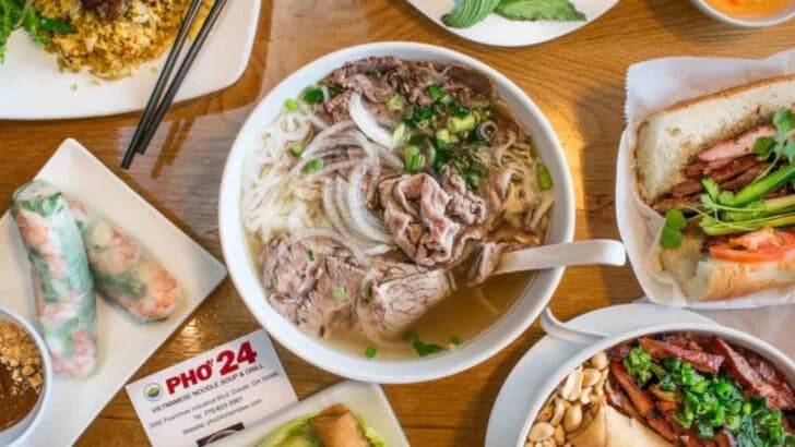 LuxShuttle private dining transfer to Buford Highway international food corridor — Vietnamese, Korean, and Asian cuisines near PDK