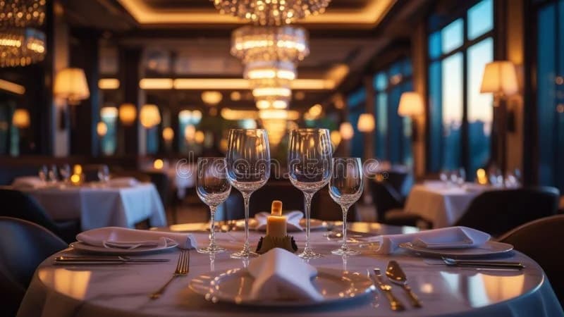 LuxShuttle private car service to Covington Square — historic restaurant interior with exposed brick dining