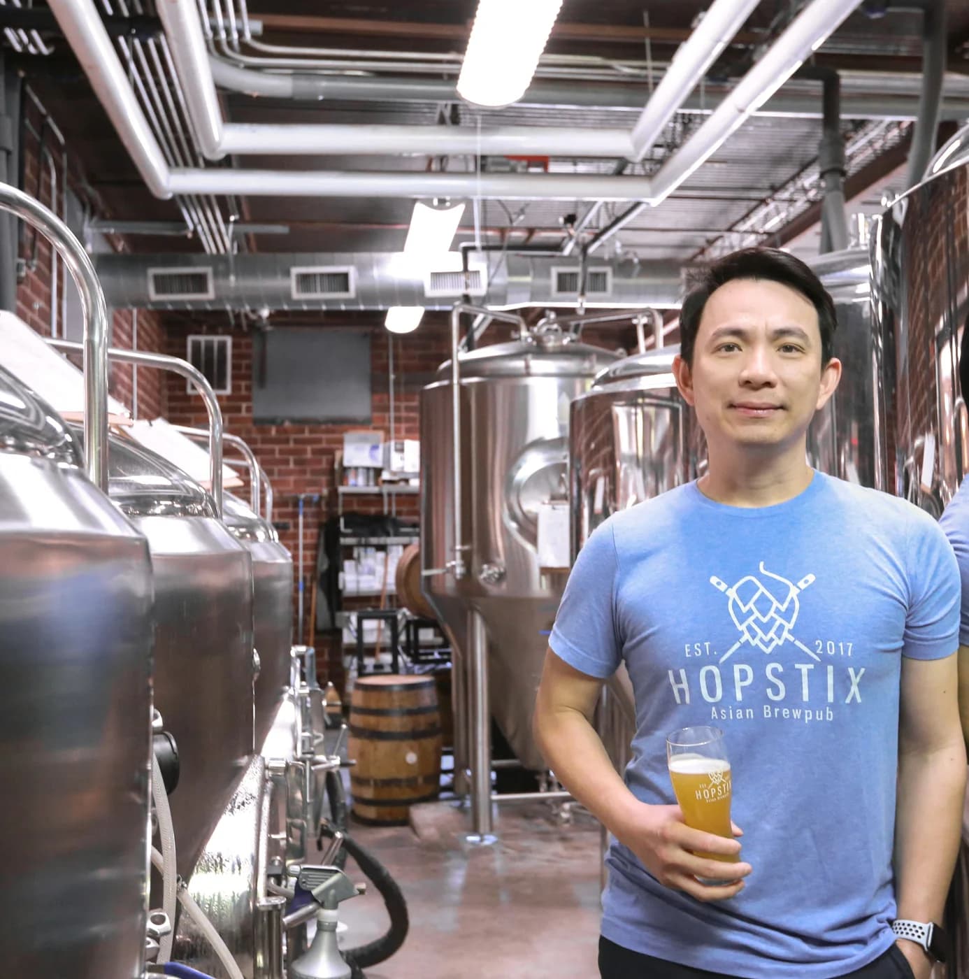 LuxShuttle private transfer to Hopstix — Asian fusion brewery with robata grilling in Chamblee near PDK