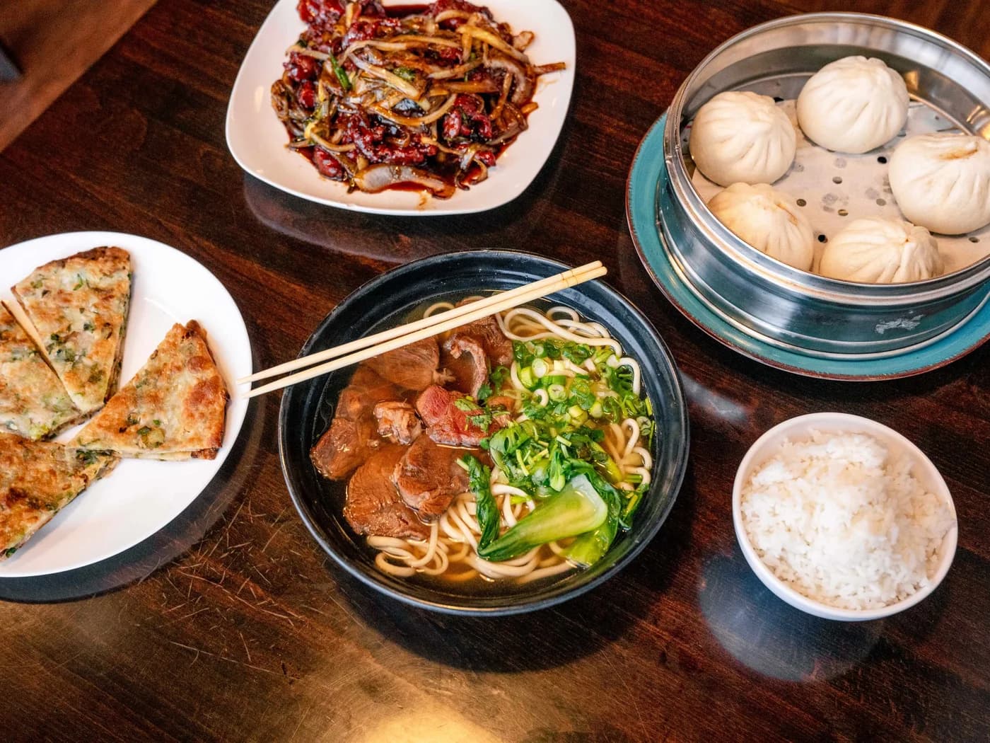 LuxShuttle private transfer to LanZhou Ramen — Michelin-recommended hand-pulled noodles on Buford Highway near PDK