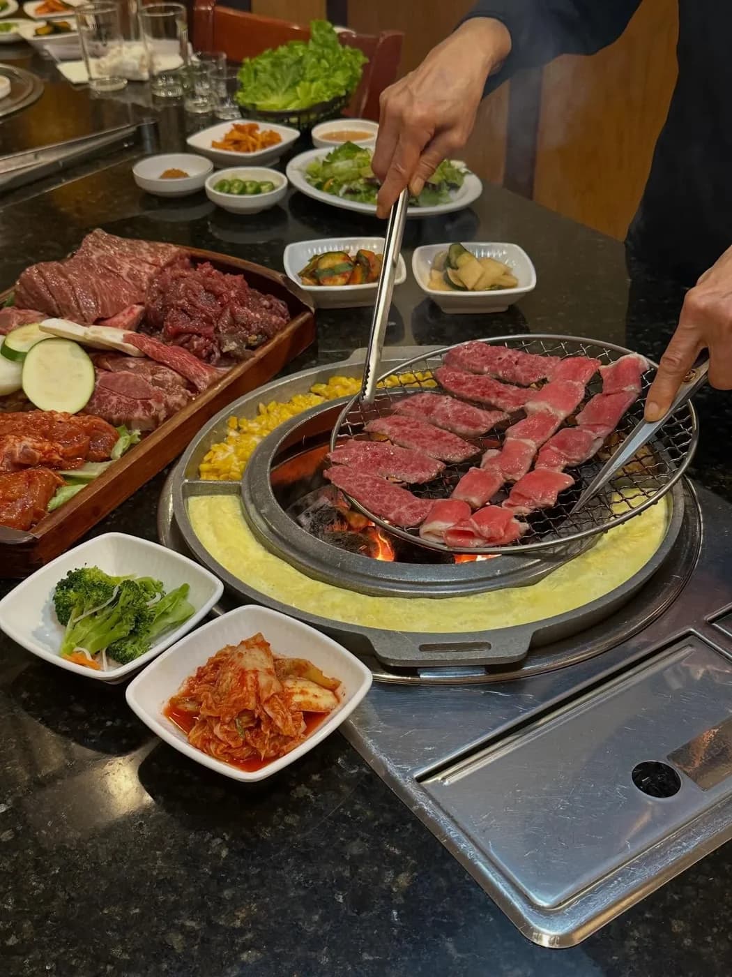 LuxShuttle private transfer to Woo Nam Jeong — Michelin-recognized Korean bibimbap on Buford Highway near PDK