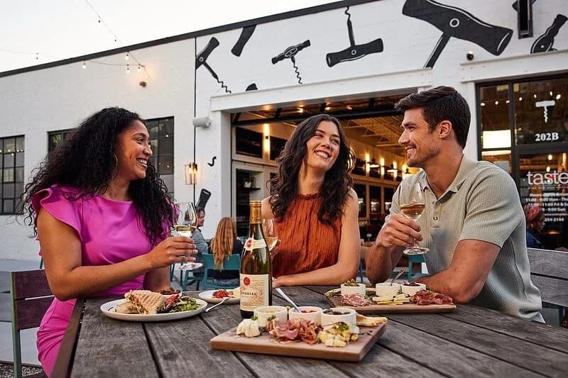 LuxShuttle private chauffeur service to Peachtree City dining district — restaurants near Falcon Field FFC