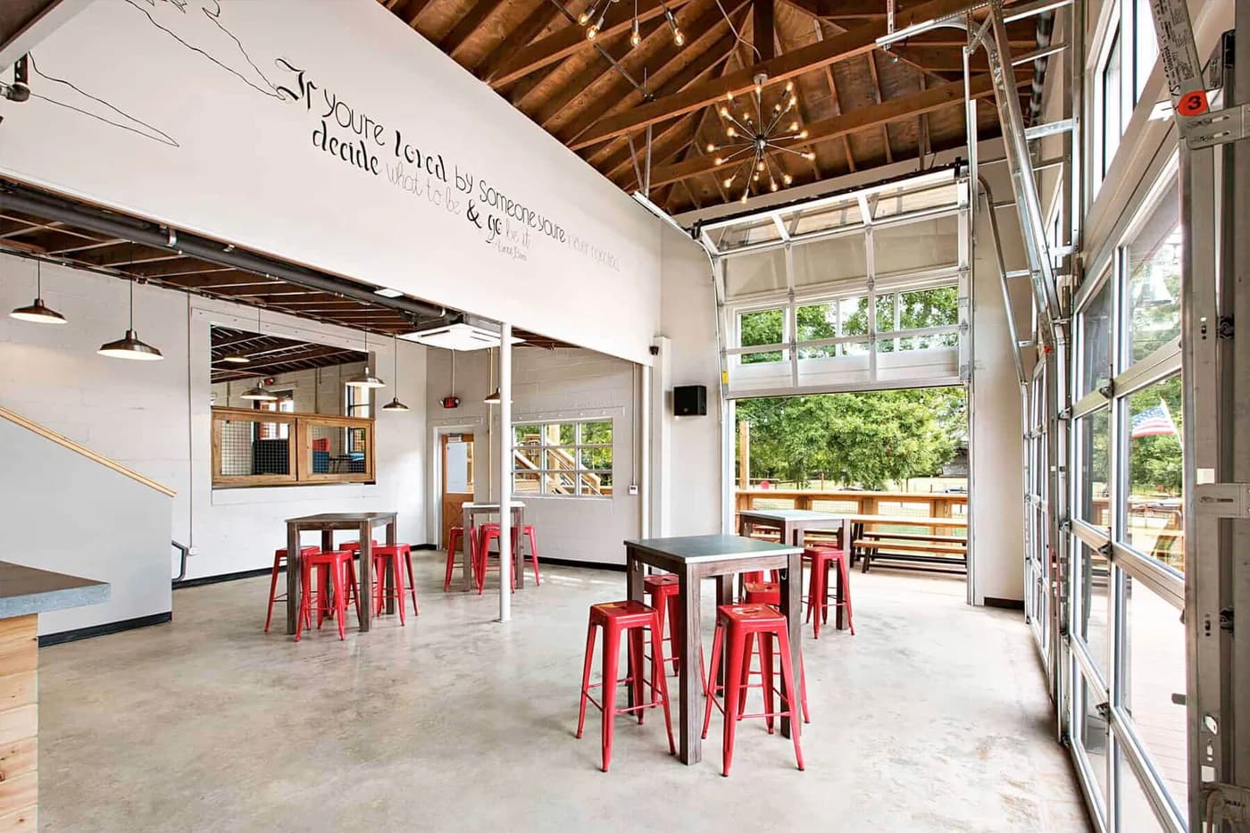 LuxShuttle private car service to Reformation Brewery in Woodstock — craft beer taproom near CNI Airport
