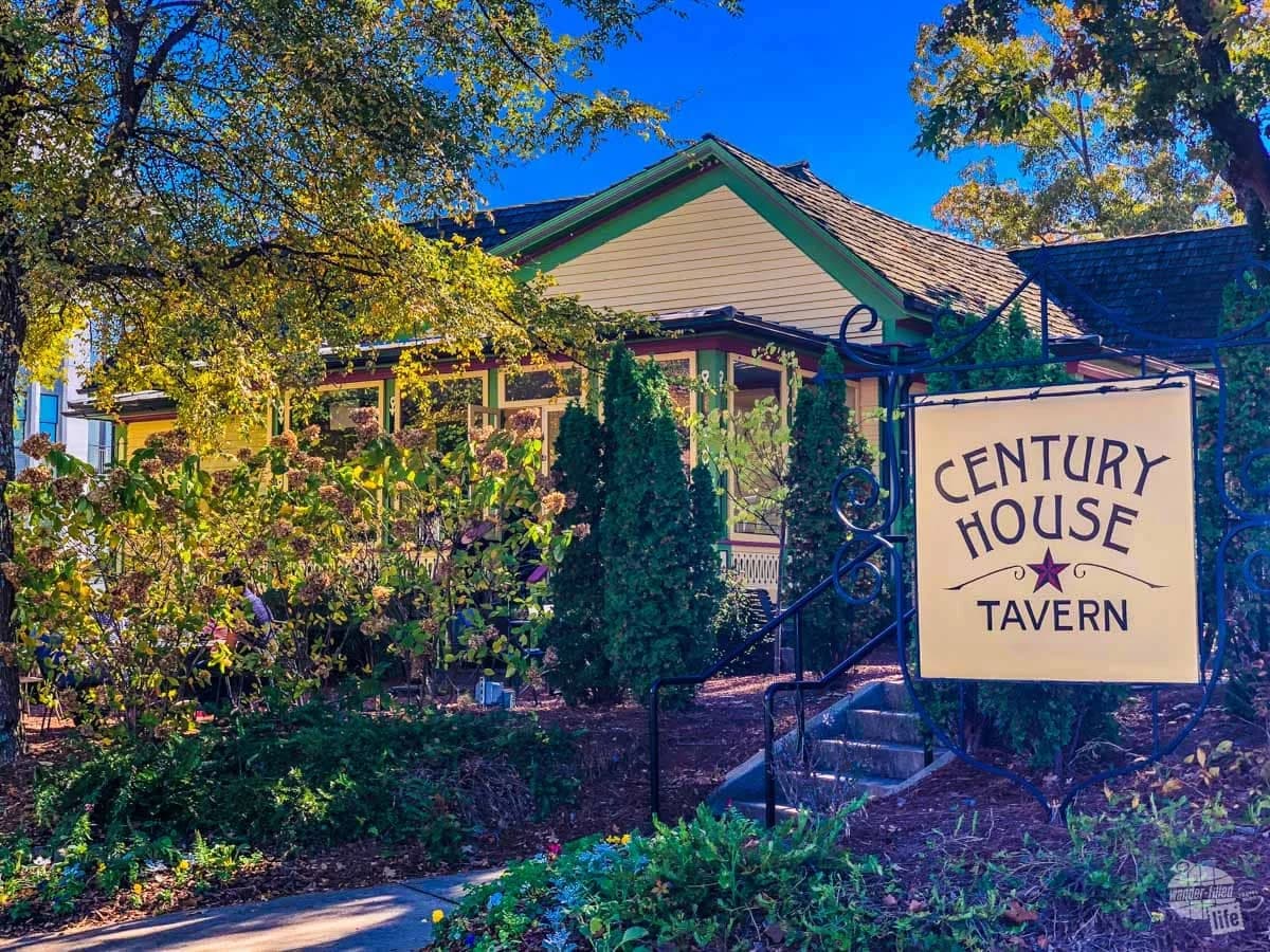 LuxShuttle private transfer to Century House Tavern — historic gastropub in downtown Woodstock near VPC airport