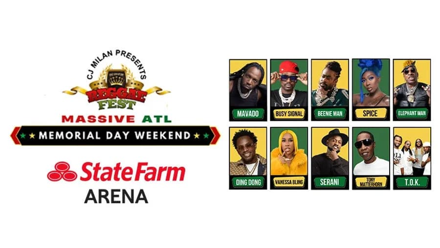 Reggae Fest Massive ATL: Mavado, Busy Signal, Beenie Man & Elephant Man