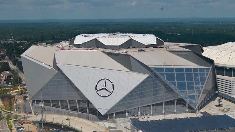Mercedes-Benz Stadium exterior