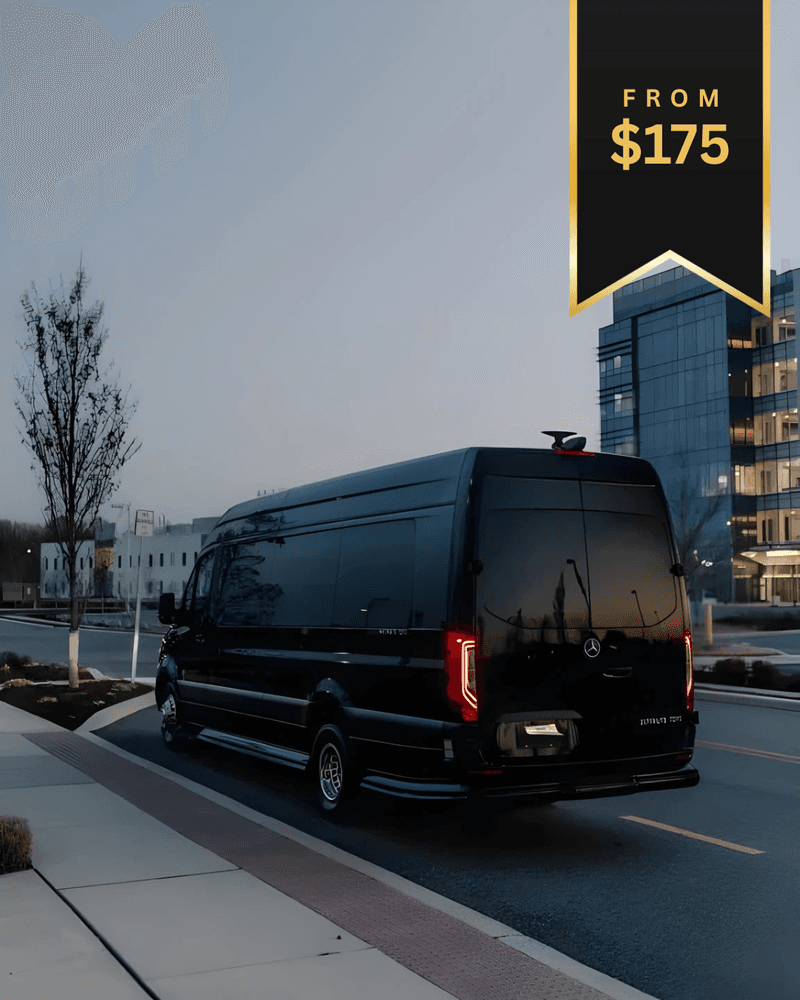 Funeral & Memorial Transportation Atlanta — luxury Mercedes Sprinter chauffeur service in Atlanta