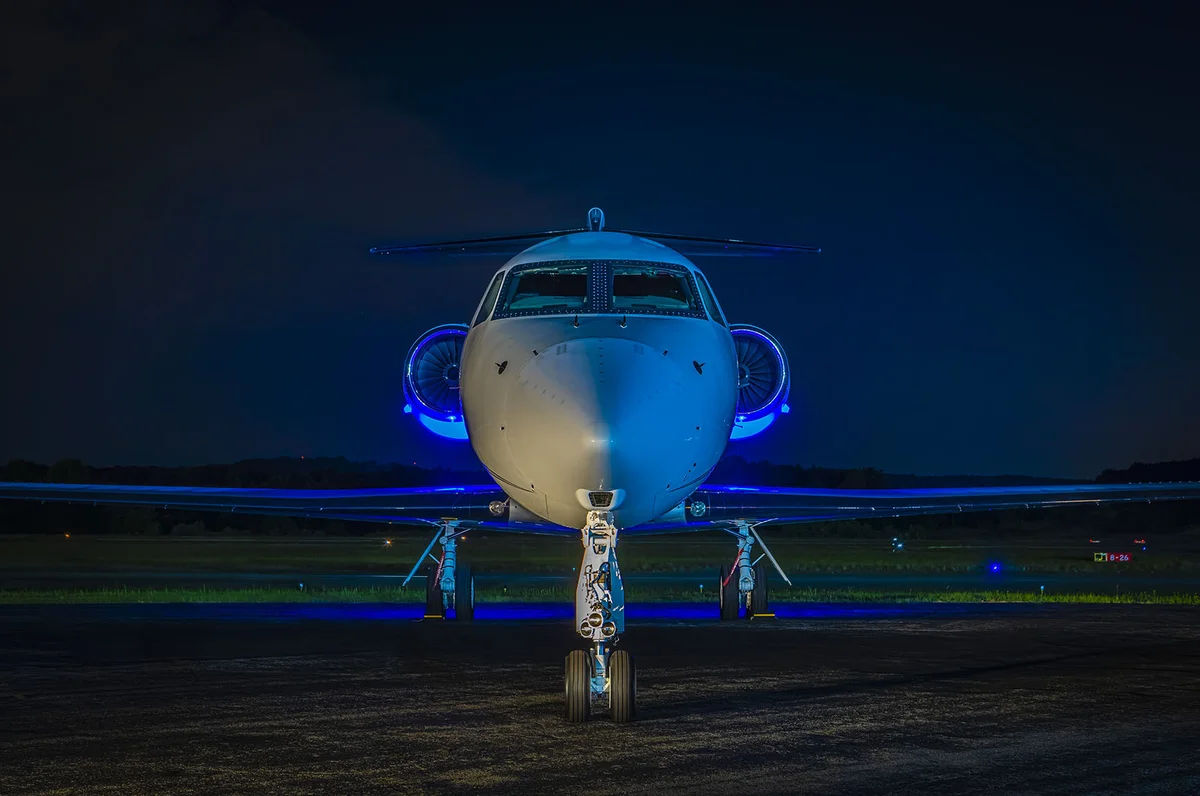 Hill Aircraft FBO facility at Fulton County Executive Airport Charlie Brown Field FTY