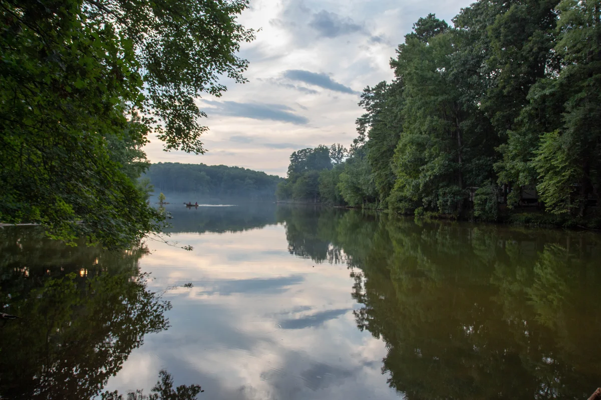 Fort Yargo State Park lake cove near Barrow County Airport Winder Georgia