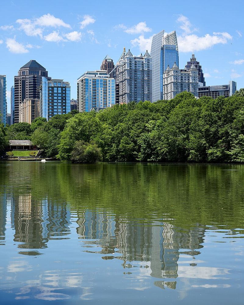 Midtown Atlanta skyline from Piedmont Park