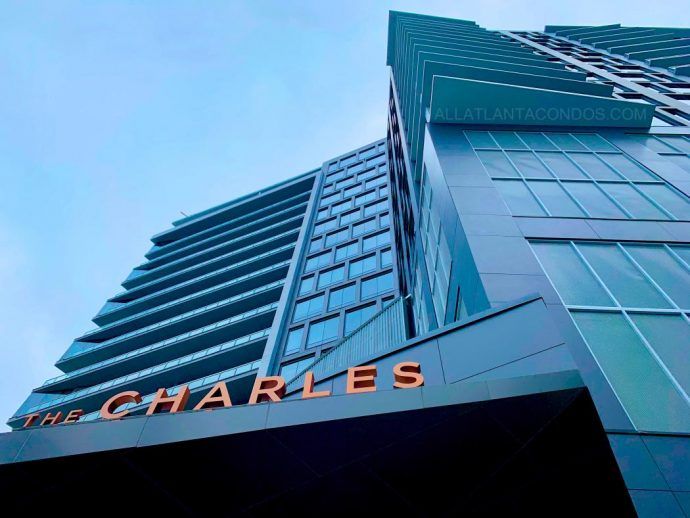 The Charles exterior in Buckhead, Atlanta