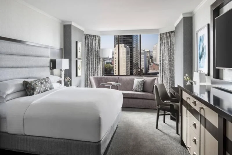 Renovated guest room at The Ritz-Carlton, Atlanta — Southern elegance