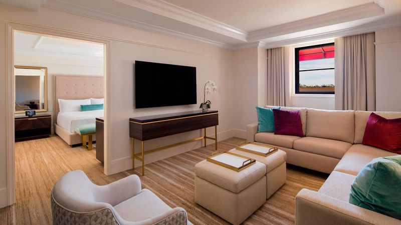 St. Regis Atlanta suite living area