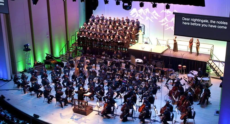 Atlanta Symphony Orchestra performing at Symphony Hall inside the Woodruff Arts Center