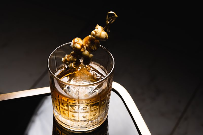 Craft cocktail at Peacock Alley — Waldorf Astoria Atlanta Buckhead