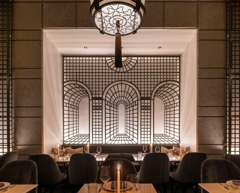 The Solarium private dining room at Waldorf Astoria Atlanta Buckhead